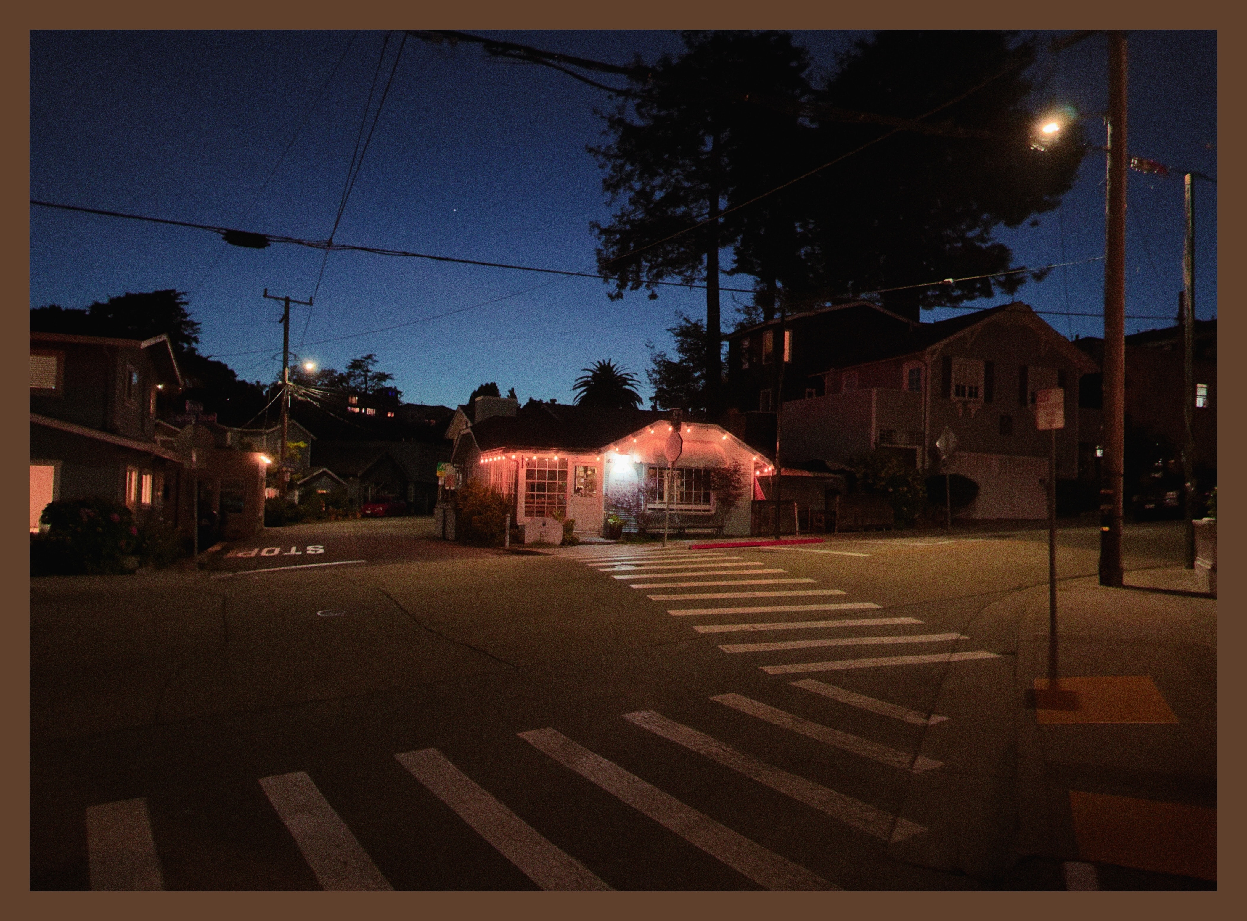 nighttime shop