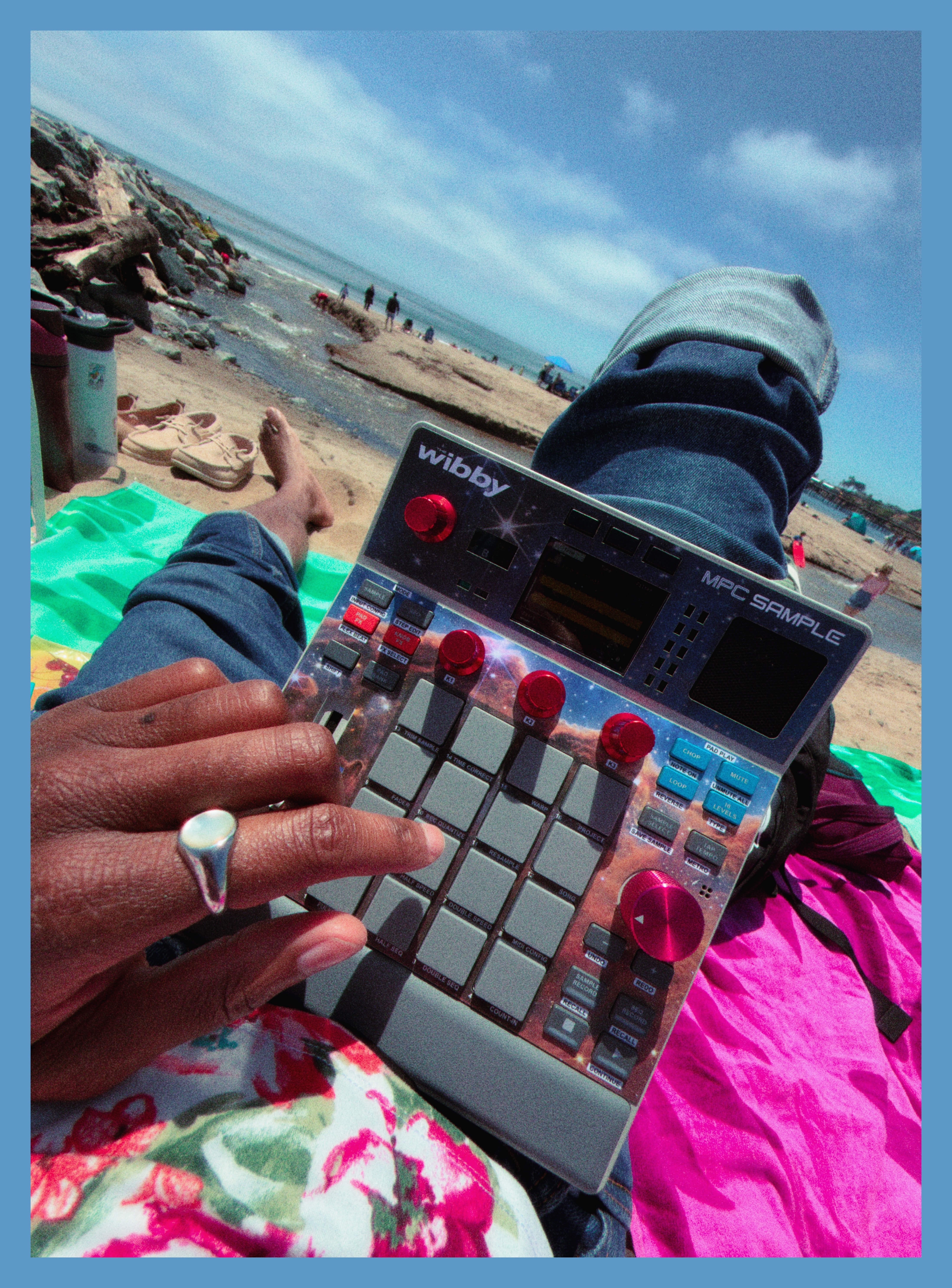 MPC Sample on the beach