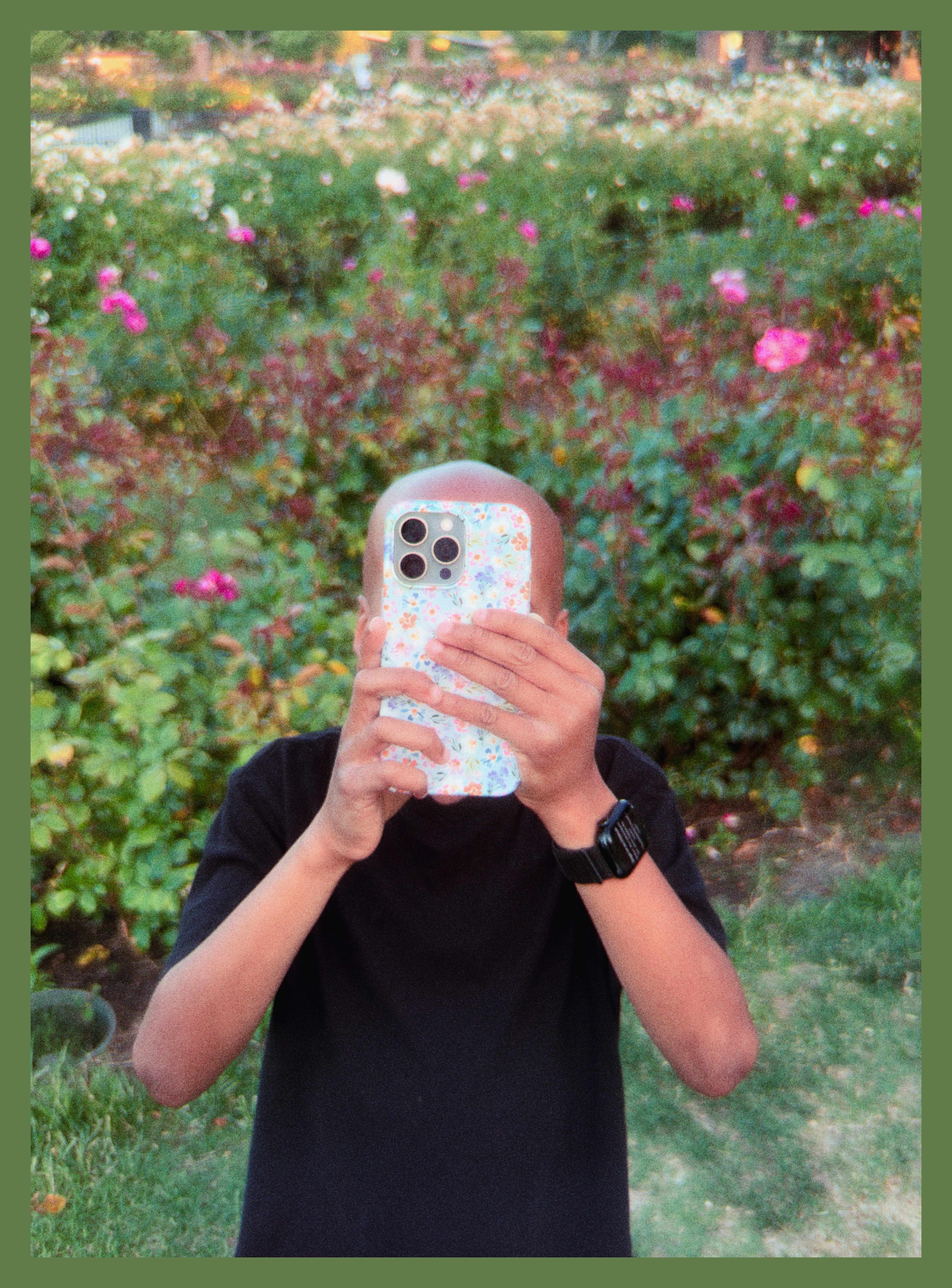 Ian taking video of me