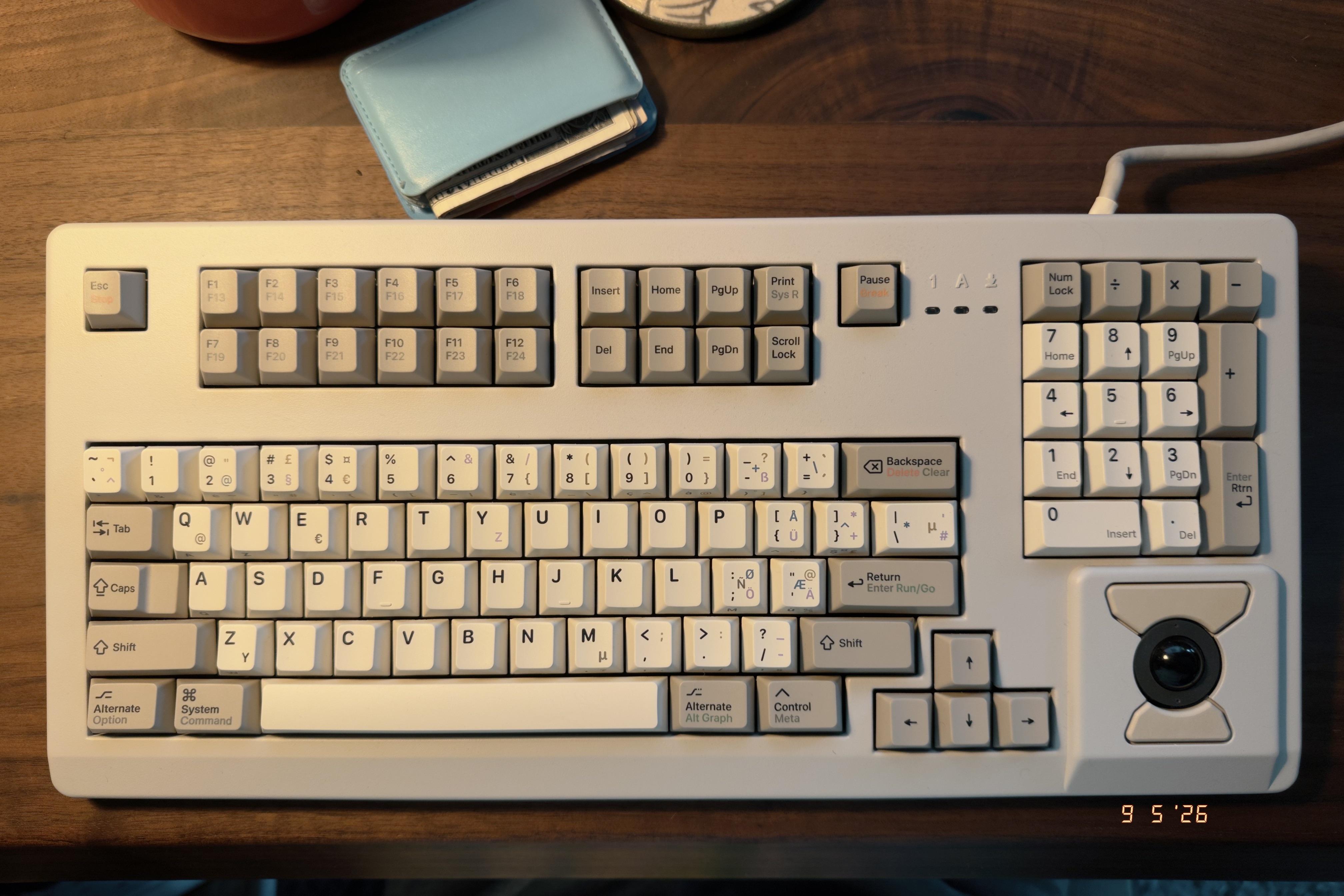 top view of my keyboard