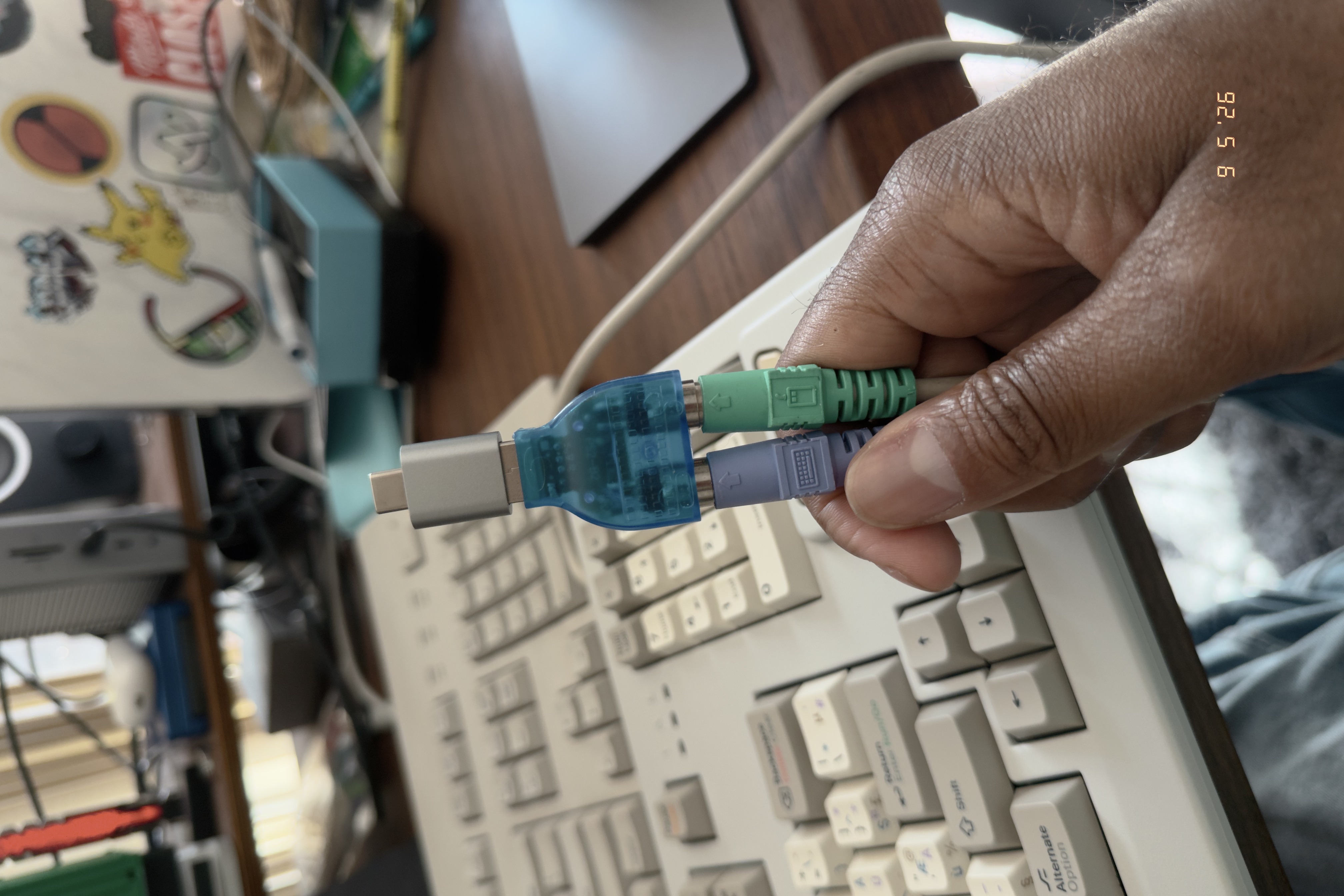 dongle with a dongle